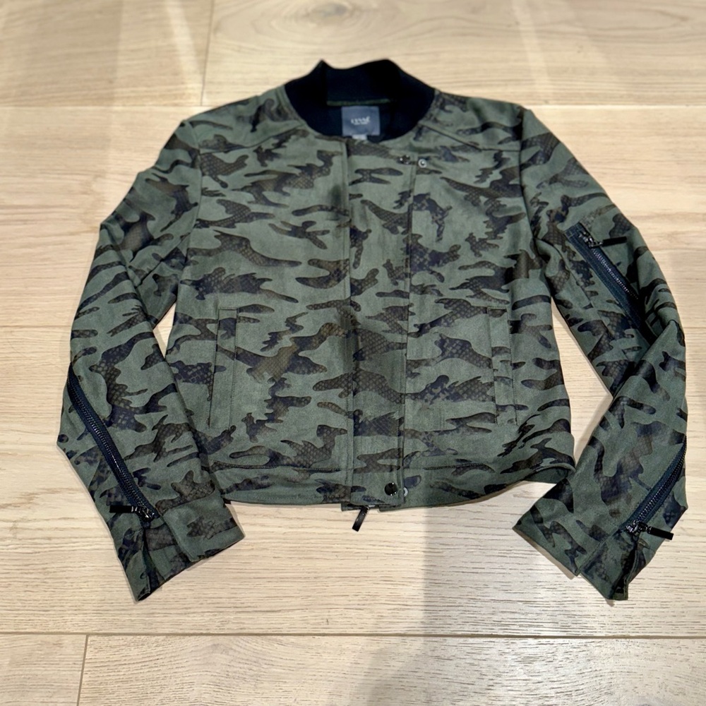 Camo Green Women's Jacket - Lysse